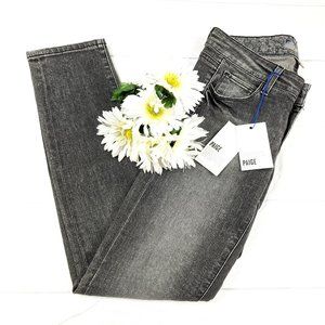 Paige NWT Dark Gray Skyline Skinny Tapered Jeans